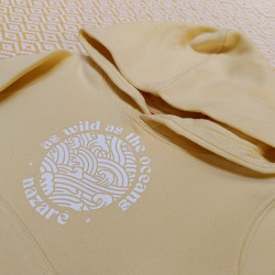 Hoodie Estampado "As Wild As The Oceans" Criança