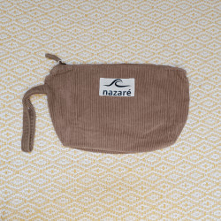 Necessaire Veludo Canelado "Nazaré"