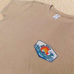 T-shirt Estampada "Big Wave" Lateral