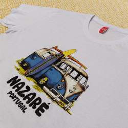 T-shirt Estampada "Carrinha" Criança